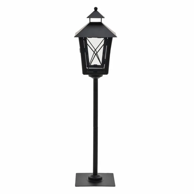 Lampă de podea 14x14x62 cm metal negru | Expediere rapidă