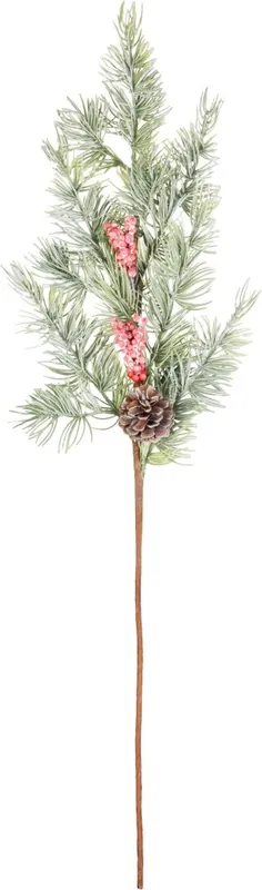 MagicHome Ramură de Crăciun, cu fructe de pădure, 65 cm - Economisește mai mult