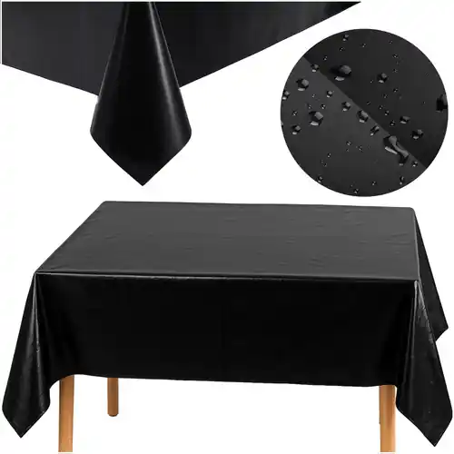 Ruhhy 26569 față de masă decorativă din plastic negru | Selecție de top
