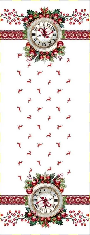 Tapiserie față de masă, Crăciun TIME OF CHRISTMAS, 40x100cm - Alegerea clienților
