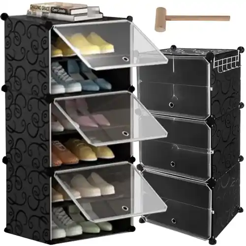Retur gratuit - Raft modular pentru pantofi - 6 nivele