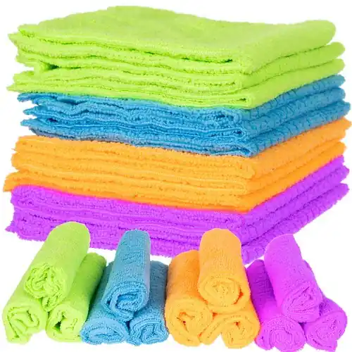 Produs vedetă - Lavete din microfibra - set de 12 bucati.