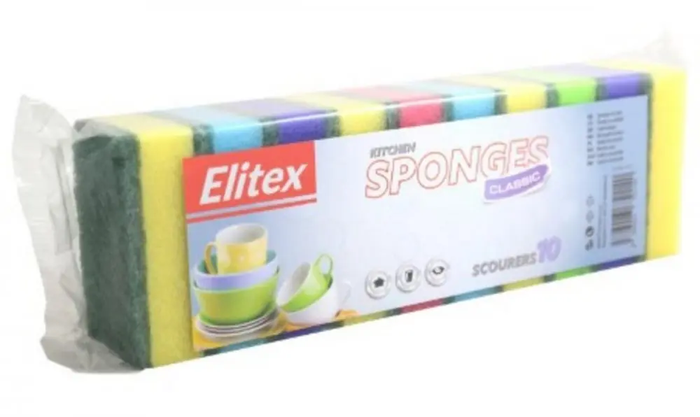 Recomandarea clienților | Burete de vase ELITEX 10pcs