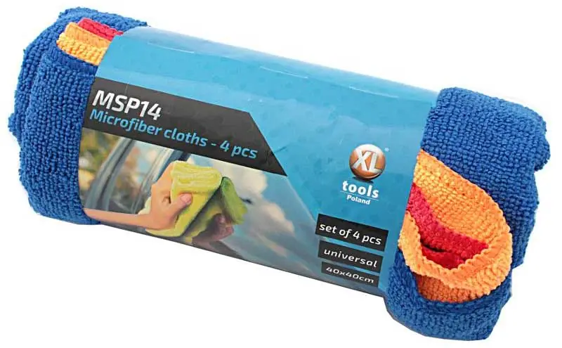 Set cârpe din microfibră, 4 bucăți, 40 x 40 cm, XL-TOOLS | Noutate