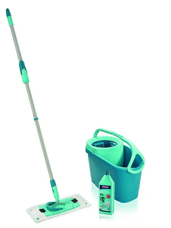 Selecție premium - Set de curățare LEIFHEIT 52127 Clean Twist M Ergo + Power cleaner, mop + găleată