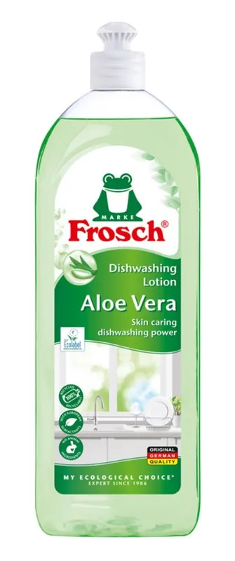 Lichid de spălat vase Frosch, aloe vera, 750 ml - Reducere