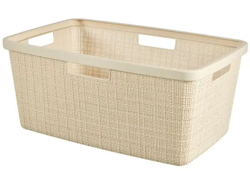 Coș Curver® JUTE, 46 lit., bej, 39x59x26 cm, pentru rufe, rufe - Doar săptămâna aceasta