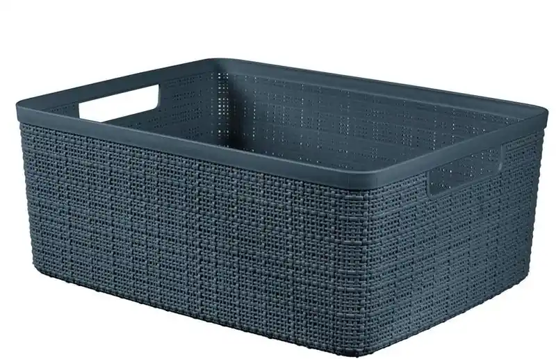 Disponibil - Coș Curver® JUTE M 12 lit., antracit, 36x28x15 cm