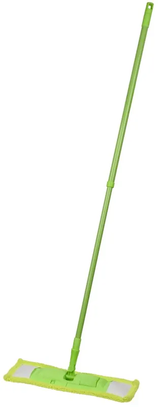 Super ofertă | Mop Cleonix Microfibra, pentru pardoseli, cu maner, verde