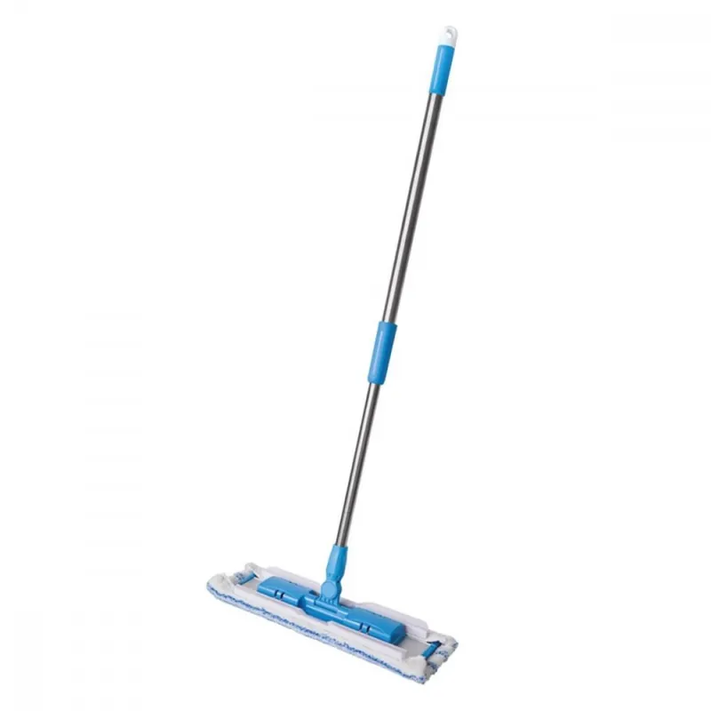 Mop plat KLIP microfibră cu mâner telescopic Skveler KLC - Până la epuizarea stocului