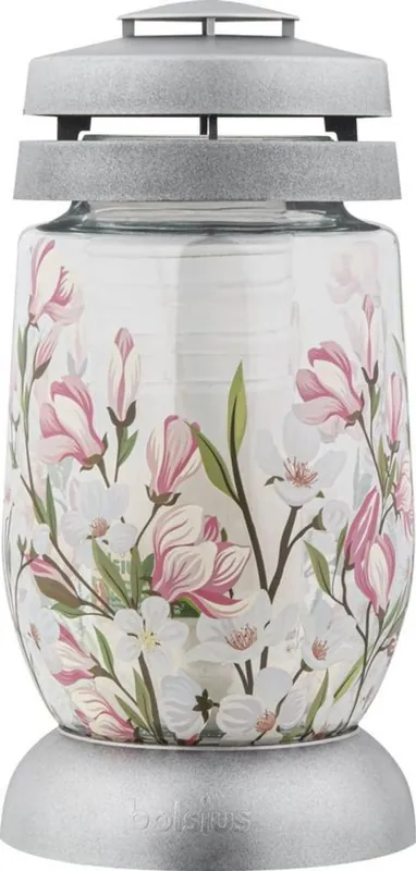 Kahanec Bolsius, 3S, Magnolia, argint, 22 cm, 36 ore - Preț special online