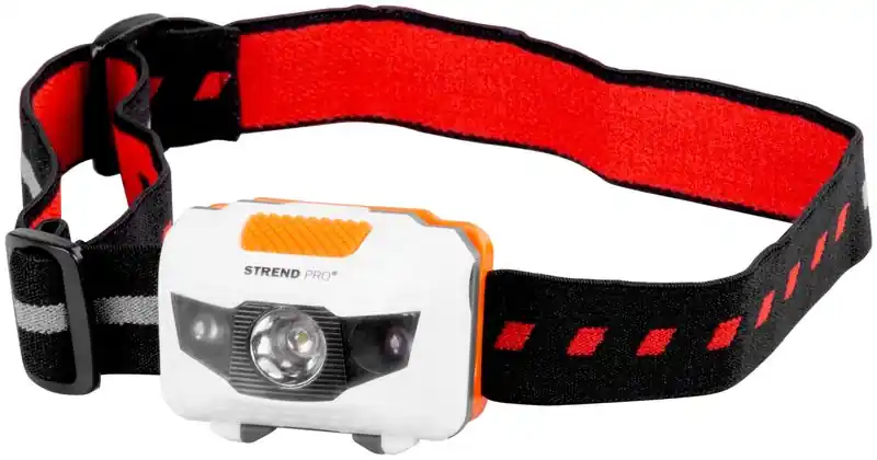 Far Strend Pro Far HEM-003, LED+LED roșu, 60 lm, 3xAAA | Preț special
