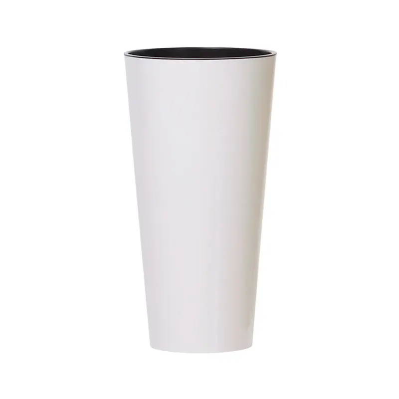 Profită de ofertă - Ghiveci TUBUS Slim Shine 400x762 mm, alb, insert