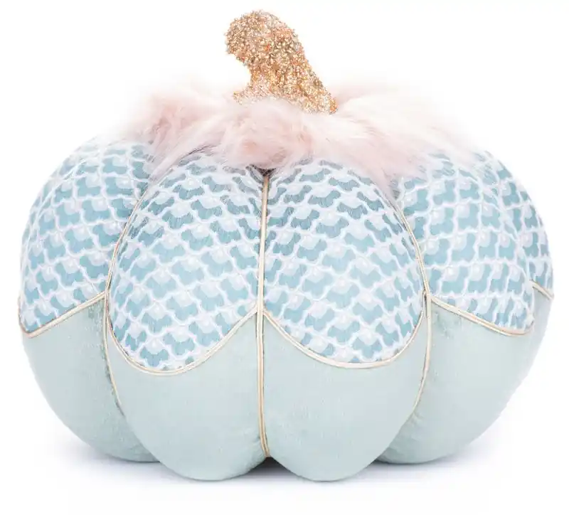 Decor de Craciun MagicHome, Dovleac, albastru, 29x24 cm - Lansare recentă