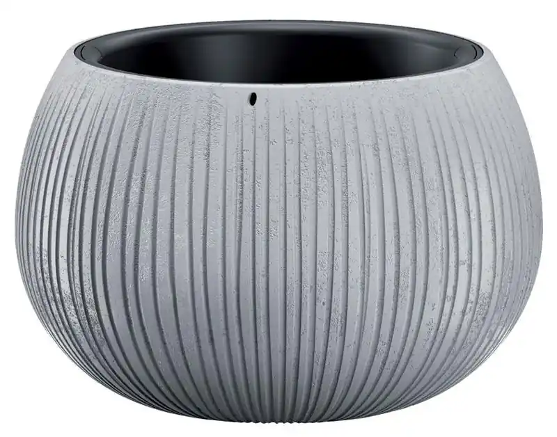 Ghiveci BETON Bol, 29 / 19x20 cm, gri - Reduceri