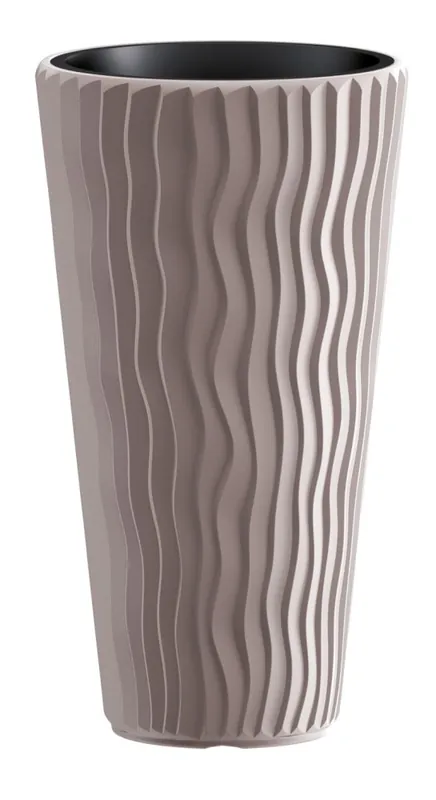 Livrare expres | Ghiveci pentru plante SANDY Slim 400, mocca, insert
