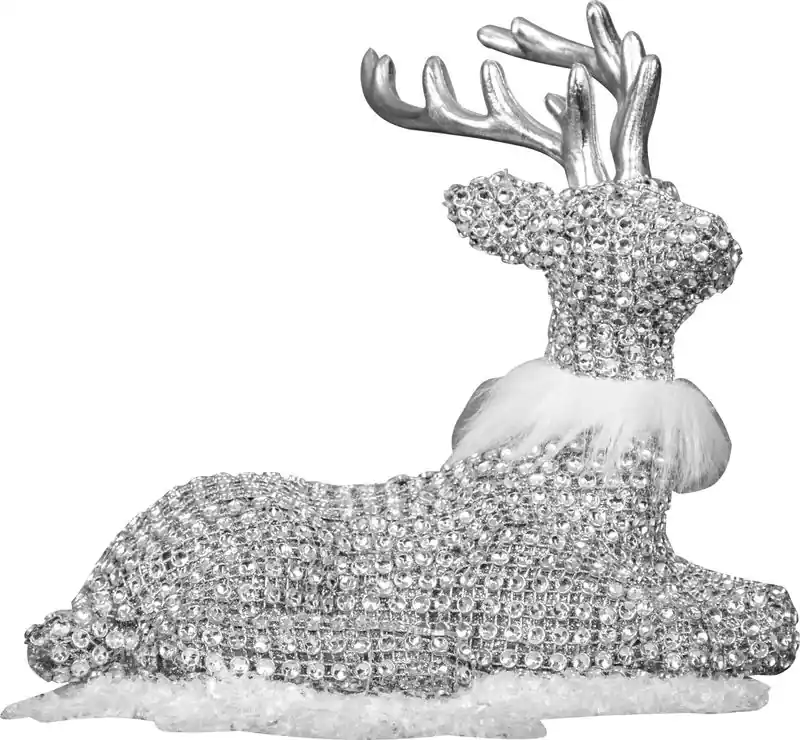 Decor de Craciun MagicHome, Ren asezat, 19x17 cm | Preț bun