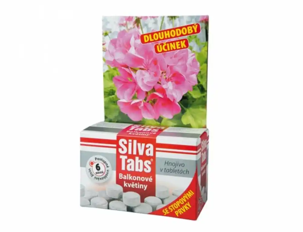 Premium | Îngrășământ pentru FLORI DE BALCON în tablete Silva tabs 25 buc