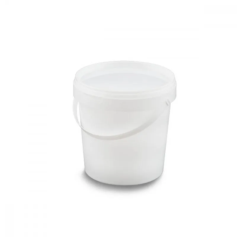 Reducere mare | Găleată alimentară UH 10,3l rotundă albă cu capac KLC
