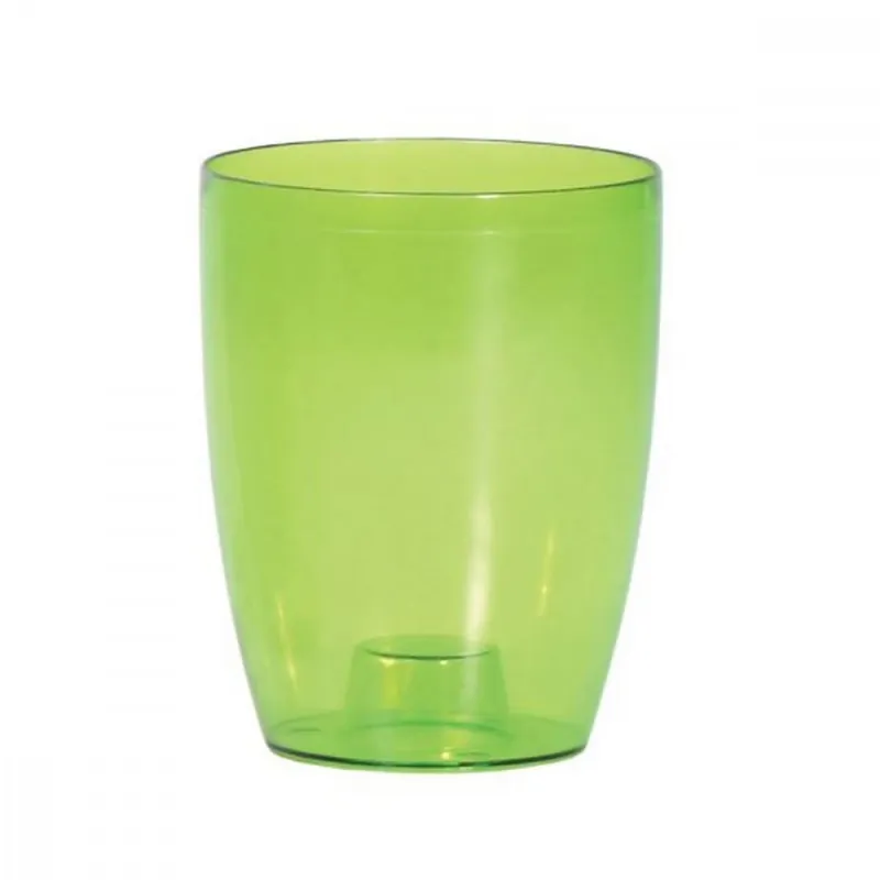 Gata de expediere - Ghiveci UH o130mm verde transparent înălțime 160mm ORCHIDEA