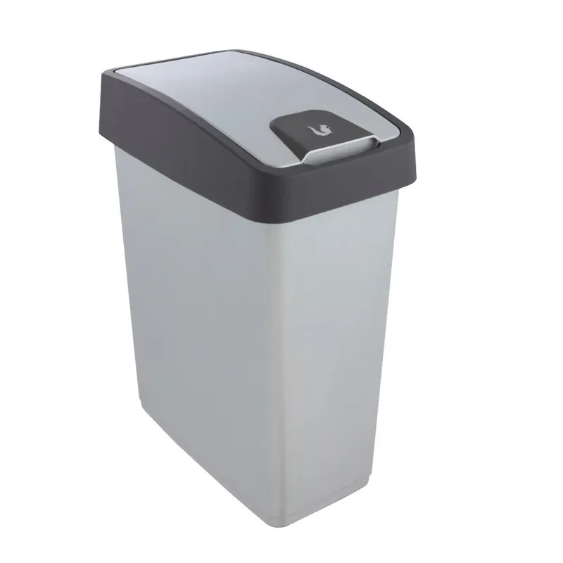 Coș de gunoi UH ​​25 l MAGNE flip argintiu KLC - Selecție premium