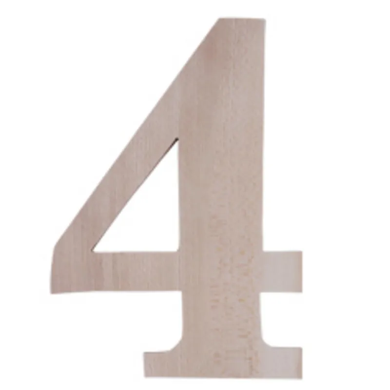Se vinde rapid - Numar casa din lemn c.4 18cm