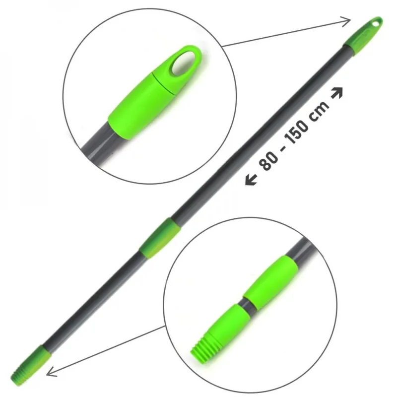 Cumpără în siguranță | Mâner telescopic metal + UH 80-150 cm