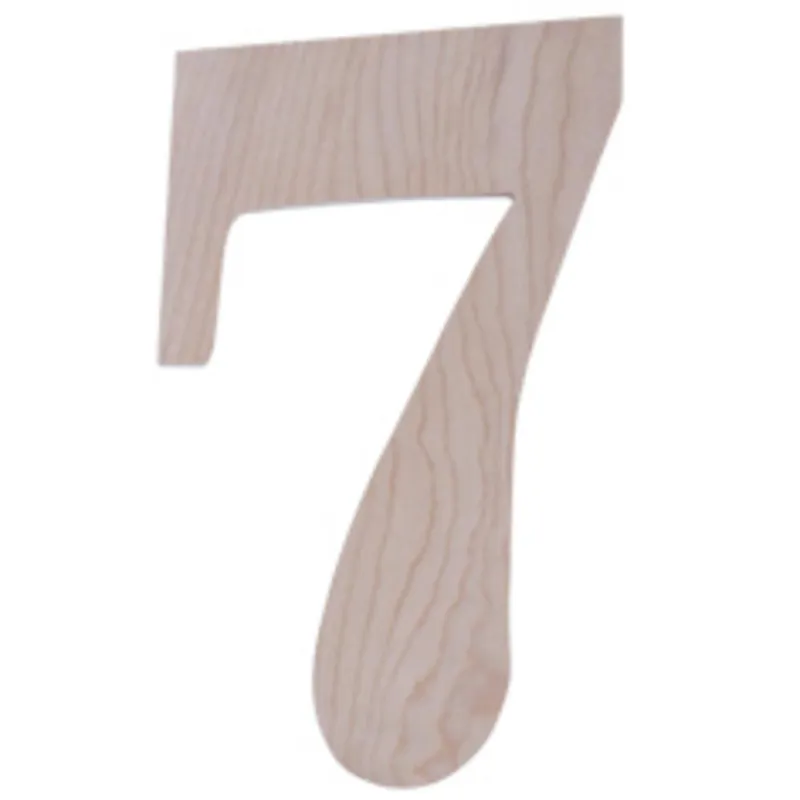 Casă din lemn numărul c.7 18cm | Outlet