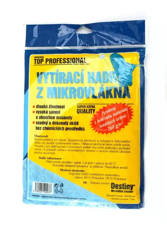 Noutate - Laveta pardoseala 60x50 microfibra DESTINY 260g/m2