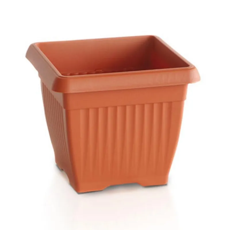 Ghiveci UH 370x370mm teracota inaltime 310mm patrat TERRA KLC | Calitate premium