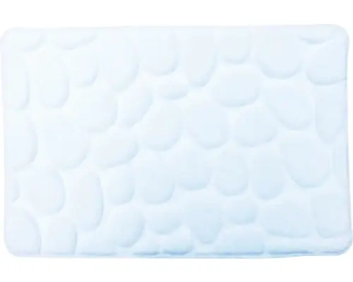 Covoras De Baie Antiderapant Msv Pebbles 40x60 Cm Alb | Premium