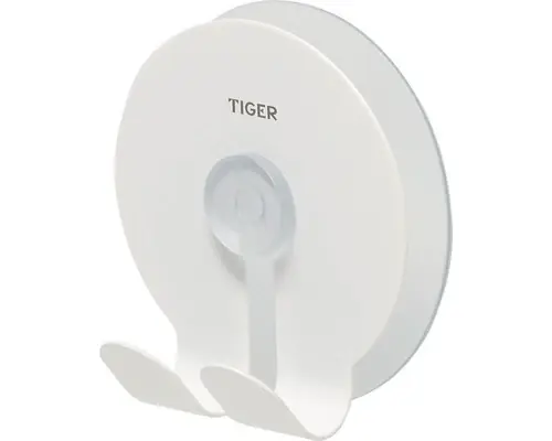 Plasează comanda | Cuier Baie Tiger Twin Alb