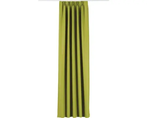 Direct de la producător - Draperie Cu Rejansa Blackout Uni Verde 140x245 Cm