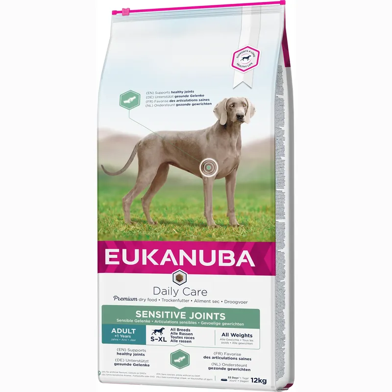 Hrana uscata pentru caini Eukanuba Sensitive Joints, 12Kg | Cantități limitate
