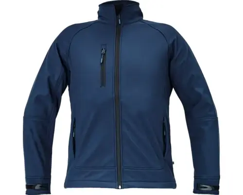 Jacheta De Lucru Tip Softshell Cerva Chitra Din Poliester Bleumarin, Marimea L - Ofertă