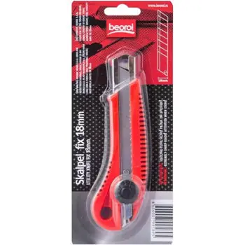 Cuțit de construcții Beorol 1220244 Cutter retractabil 18mm Fix | Livrare expres