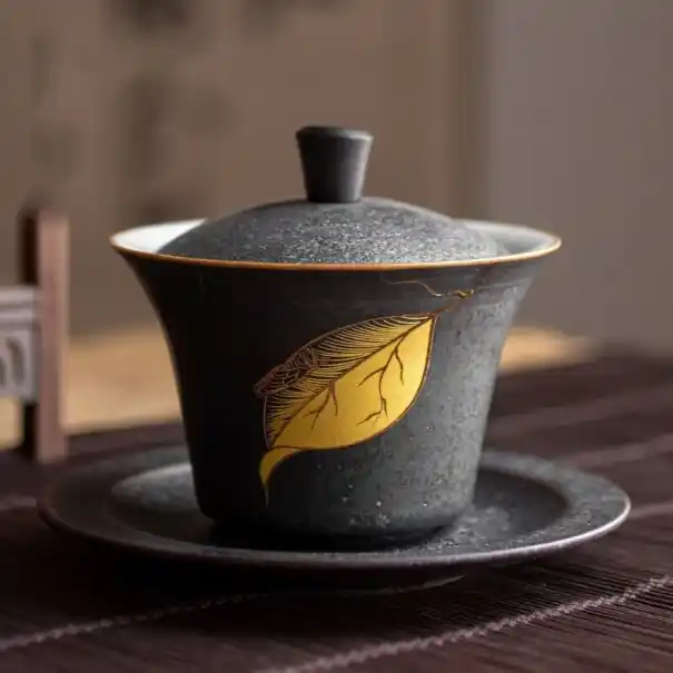 Castron de ceai ceramic Gaiwan C120 | Ofertă limitată