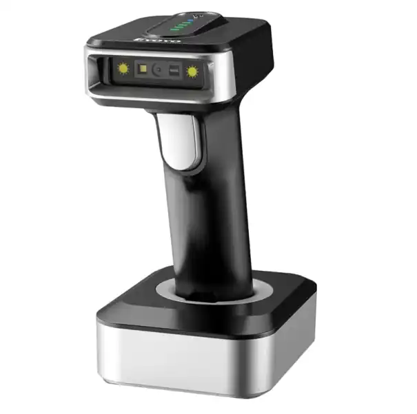 Scaner de coduri de bare wireless Scanner de coduri de bare de birou cu scaner de coduri de bare Bluetooth 1D, 2D, QR | Cumpără direct de la producător