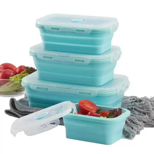 Set cutii de prânz pliante 4 buc - Produs lansat recent