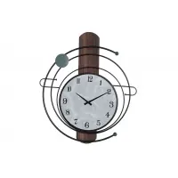 Ceas de perete cu rama din Metal Rotund D60cm Gona - Ultima lansare