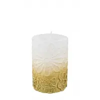 Recomandarea clienților - Lumanare decorativa din Ceara Auriu Loraine D7xH10cm