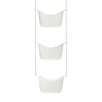În topul vânzărilor - Organizator din Plastic Alb Bask H19xL29cm