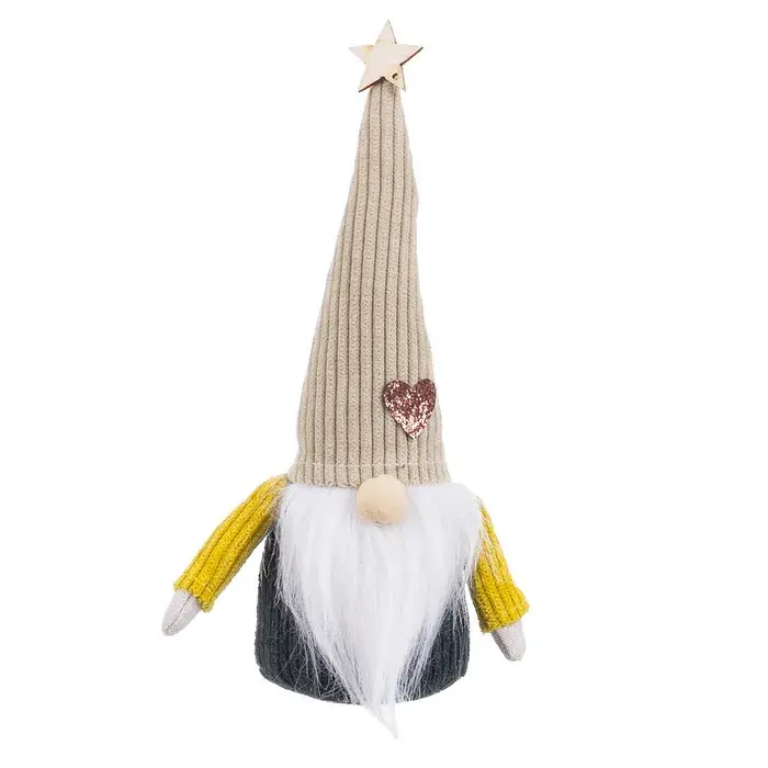 Produs nou lansat | Mos Craciun din Material Textil - 20 CM