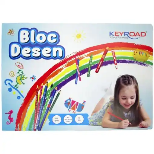 Recomandare - Bloc de desen, format A4, 16 file, orizontal