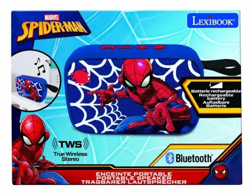 BOXA PORTABILA LEXIBOOK, SPIDER-MAN | Produs recomandat