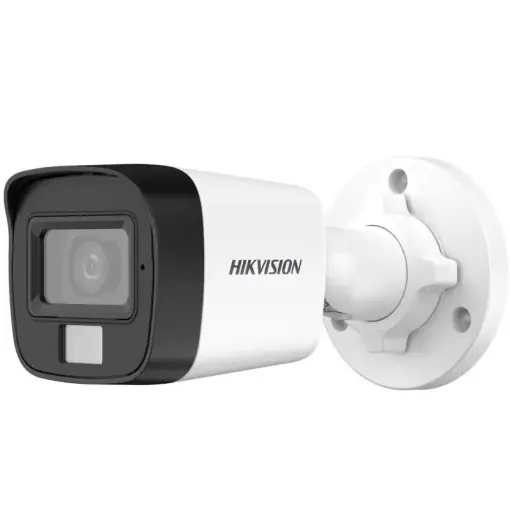 "Camera de supraveghere Hikvision Mini Bullet DS-2CE16K0T-LPFS(2.8mm) 5MP; Smart Hybrid Light Audio; Senzor 3K CMOS; Rezolutie 5MP;Iluminare 0.01 Lux @ (F1.6, AGC ON), 0 Lux with IR, Day & Night ICR; Lentila 2.8 mm,2.8 mm, horizontal FOV 104.9°, | Gata de expediere