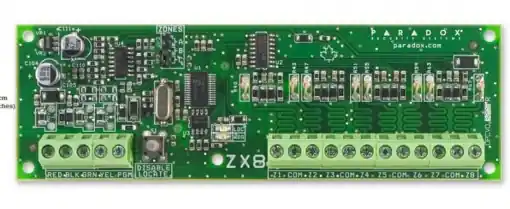 Modul de extensie Paradox, 8 zone cablate + 1xPGM | Preț de ofertă