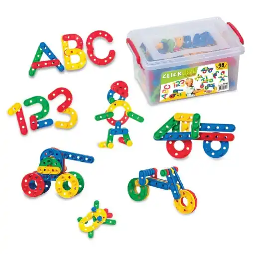 SET CONSTR. PUZZLE CLICK CLICK, 96 PCS | Preț avantajos