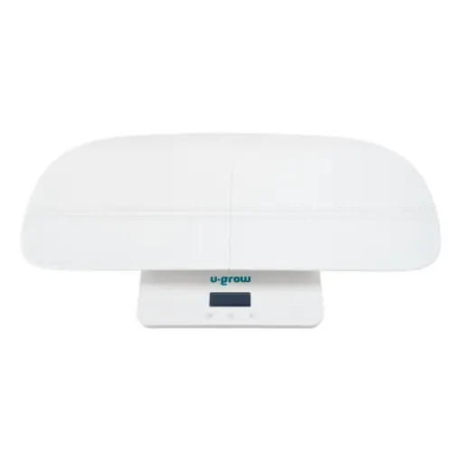 Cantar digital corporal 2in1 pentru bebe si mama, U-Grow, Display LED, blueetoth, Auto off, Functie Tara, 100kg, Alb | Premium
