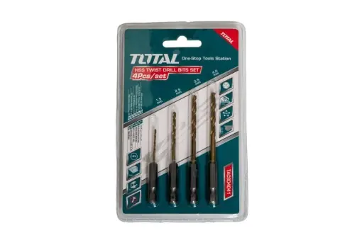 TOTAL - SET 4 BURGHIE HSS PRINDERE HEX 1/4 - Noutate în catalog